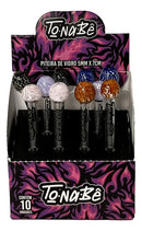 Caixa Piteira De Vidro Bocal Bolinha To Na Bê C/10 Unidades