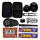 Kit Seda Piteira Slick Tubete Case Tesoura Dichavador Cuia