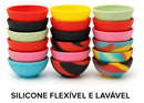 Slick Cuia Silicone + Tesoura Dobrável Kit Dichavar