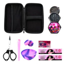 Kit Tabacaria Seda Piteira Tesoura Dichavador Cuia Slick  8.7 cm