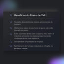 Kit 6 Piteiras De Vidro Diversos Tamanhos + Way Glass