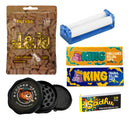 Kit Dichavador + Sedas + Piteira + Filtro + Bolador
