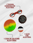 Kit Case + Slick + Dichavador + Tesoura Dobrável + Cuia