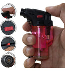 4 Maçarico Isqueiro Torch Chama Forte Mini Maçarico Culinári