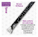 Kit 10 Piteiras De Vidro Longa 05 Mm Poison Dealer