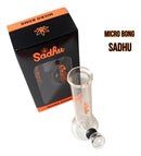 Micro Bong De Vidro Borossilicato Sadhu Pipe 8,5cm 12,3g