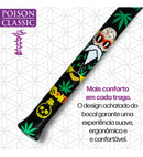 Piteira De Vidro Longa Full Print Poison - Mestre Kame