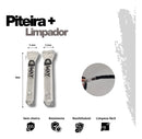 Kit Fumo Tabacaria Dichavador Papel Seda Cigarro Zomo Tabaco Branco Abstrato