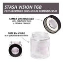 Kit Case Slick De Vidro Cuia Silicone Tesoura Seda Piteira P