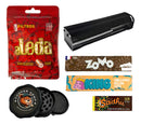 Kit Bolador Metal Filtro Aleda Seda Dichavador Piteira