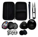 Kit Tabacaria 6 Itens Case Cuia Tubo Tesoura Dichava Slick
