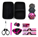Kit Tabacaria Seda Piteira Tesoura Dichavador Cuia Slick 8.4 cm