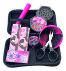 Kit Tabacaria Seda Piteira Tesoura Dichavador Cuia Slick 8.4 cm