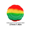 10 Pcs 6ml Slicks de silicone em forma de abóbora pequena caixa de óleo portátil