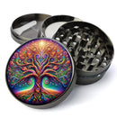 Dichavador de metal Árvore da Vida Design giratório Trippy