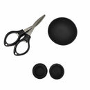 4 Pcs Kit Preto de Silicone