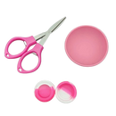 3 Pcs Kit Rosa de Silicone