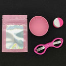 3 Pcs Kit Rosa de Silicone