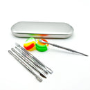 6 Pcs Kit Aço inoxidável  com recipiente de 5ml