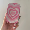 3 Pcs Kit Coração Rosa