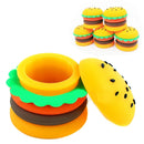 10Pcs Slick de silicone 5ml em forma de hambúrguer