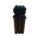 Estojo para cigarros king size de 4 furos com compartimento para isqueiro Bic 4 slots
