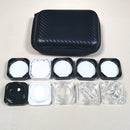 1 Kit Recipiente de cremas com 5 frascos de vidro 9ml