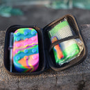 6 Pcs Kit Bag case com slicks de silicone