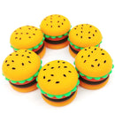10Pcs Slick de silicone 5ml em forma de hambúrguer