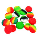 10 Pcs 6ml Slicks de silicone em forma de abóbora pequena caixa de óleo portátil